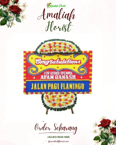 Bunga Papan Congratulation di Bojong Koneng